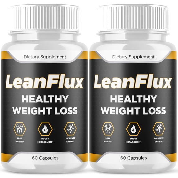 (2 Pack) LeanFlux - Keto Weight Loss Formula - Energy & Focus Boosting Dietary Supplements for Weight Management & Metabolism - Advanced Fat Burn Raspberry Ketones Pills - 120 Capsules