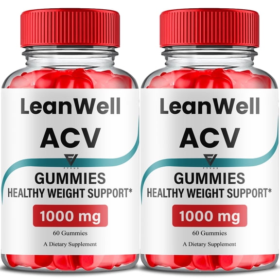 (2 Pack) Leanwell Advanced Gummies, Lean Well Weight Management (120 Gummies)