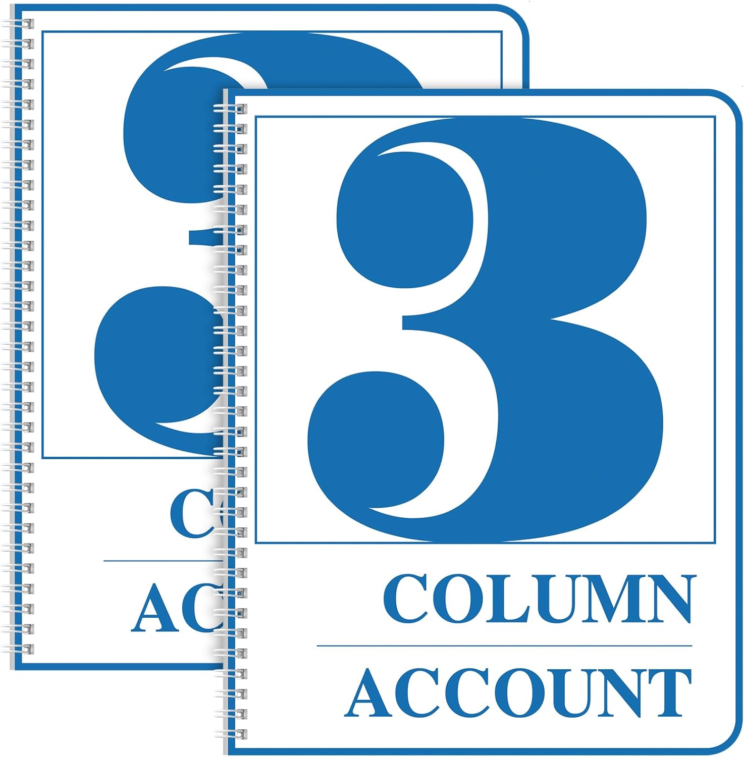 2 Pack Ledger Books Columnar Books Accounting Notebook Ledger Paper