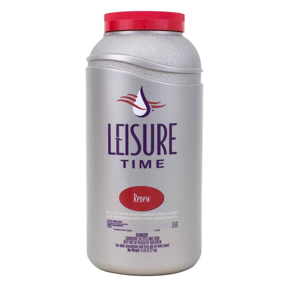 2 Pack Leisure Time Renew Granular NonChlorine Shock Oxidizer for Spas, 5lb