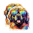 thumbnail image 1 of (2 Pack) Leonberger Dog Stickers - Leonberger with Sunglasses - Choose FromOver 100 Dog Breeds - 5 Inches On Longest Side - Premium Vinyl - Made in USA - BMCS0366, 1 of 6
