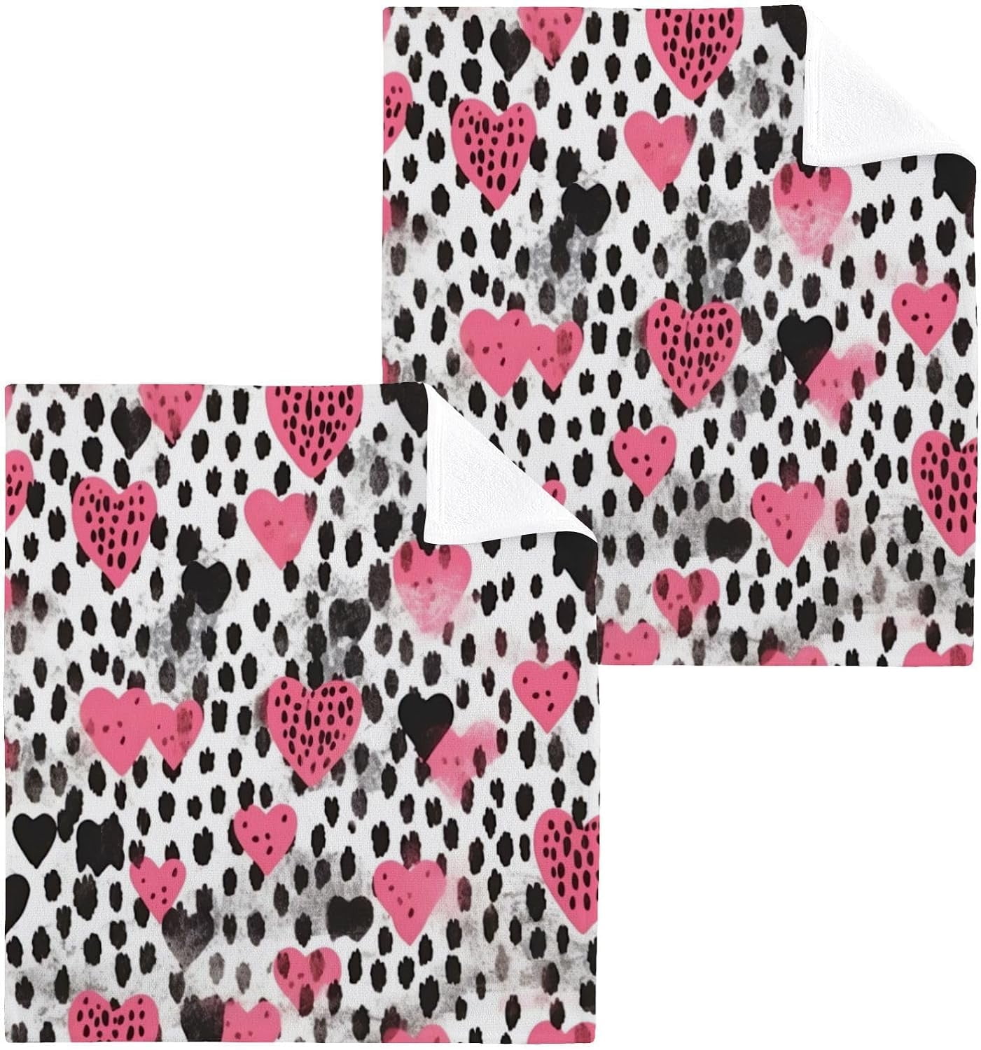 Flradish Shark Cotton Washcloths – 12x12 Inch, 2-Pack, Super Soft & Absorbent Face Towels - View #8