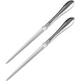 thumbnail image 1 of 2 Pack Letter Opener, Envelope Open Slitter Metal Letter Opening Knife Silvery Hand Envelope Slitter for Home Office Supplies (9 Inch), 1 of 5
