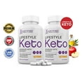 thumbnail image 1 of (2 Pack) Lifestyle Keto ACV Pills 1275mg Alternative to Gummies Dietary Supplement 120 Capsules, 1 of 5