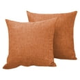 thumbnail image 1 of 2 Pack Linen Throw Pillow Covers,Textured Linen Fabric Decorative Square Pillowcases with Hidden Zipper,Washable Farmhouse Cushion Cases for Couch Sofa Bed Living Room Bedroom Home Decor, 1 of 5