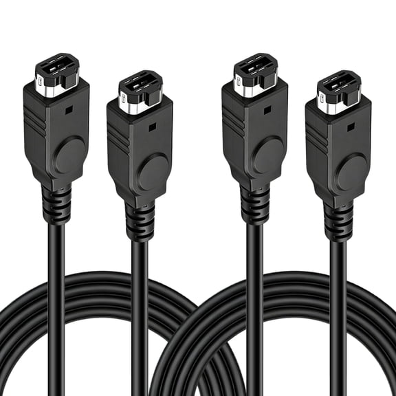 2 Pack Link Cable for GBA, 2 Player Link Cable for Nintendo Gameboy Advance SP/Gameboy Advance
