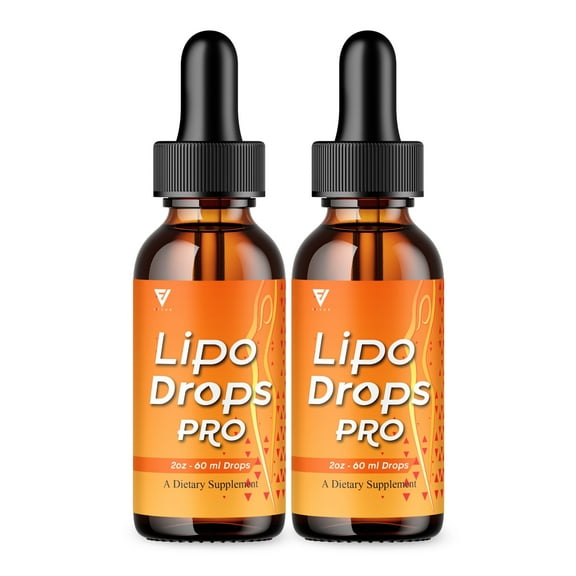 (2 Pack) Lipo Drops Pro Health Management, LipoDropsPro Advanced Support (4oz)