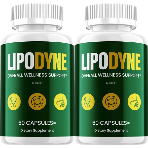 (2 Pack) Lipodyne Advanced Capsule Formula Supplement Pills 1000MG for Daily Health Support (120 Capsules)