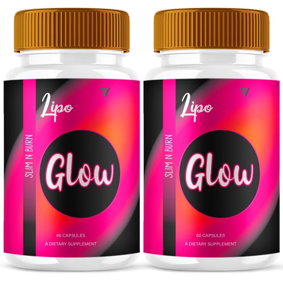 (2 Pack) Lipoglow Supplement Lipo Glow Maximum Strength Capsules (120 Capsules)