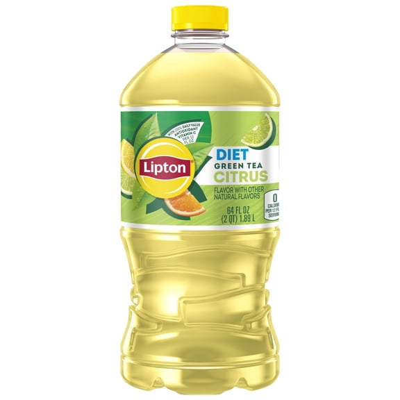 2 Pack - Lipton Diet Green Tea Citrus 64 Fl Oz Package May Vary