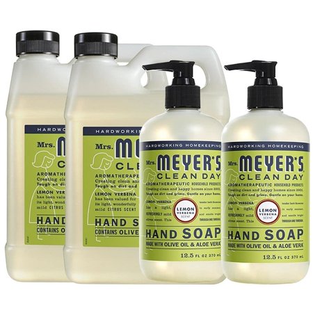 2 Pack Liquid Hand Soap 12.5 Fl OZ, 2 Pack hand Soap Refill 33 Fl OZ
