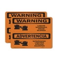 thumbnail image 1 of (2 Pack) Liquid Nitrogen Wear Gloves Bilingual OSHA Warning Sign 14 Inch X 10 Inch Indoor / Outdoor Rust-Free Aluminum Metal Signs for Workplace, Workshop, and Construction Site, Made, 1 of 8