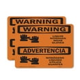 thumbnail image 1 of (2 Pack) Liquid Nitrogen Wear Gloves Bilingual OSHA Warning Sign, 1 of 7