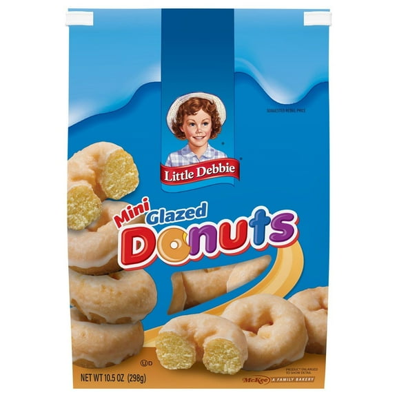 Pack of 2 - Little Debbie Mini Glazed Donuts 10.5 oz