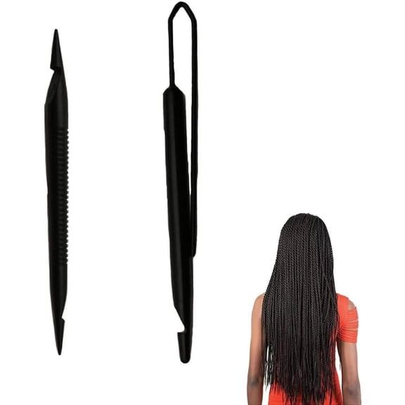 2 Pack Loc Interlocking Tool Double Ended Dreadlock Crochet Hooks Dreadlock Retightening Tool Kit Dreadlock Crochet Needle for Locs Sisterlock Interlocks Hair Styling Hippie Dreads Microlocks