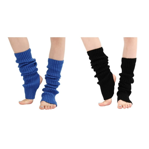 2-Pack,Long Leg Warmer Womens Men 80s Party Ribbed Knit Dance Sports Leg Warmer Womens Long Leg Warmers Fuzzy Leg Warmers Women Extra Long Leg Warmers for Tall Women Leg Warmers 80s Neon Leg