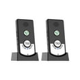 thumbnail image 1 of 2-Pack Long Range Wireless Intercom System For Home, 3000ft Rechargeable Intercom With Wall Penetration, 38 Ringtones For Elderly Care, Office, Multi-Story House (Black/White), 1 of 5