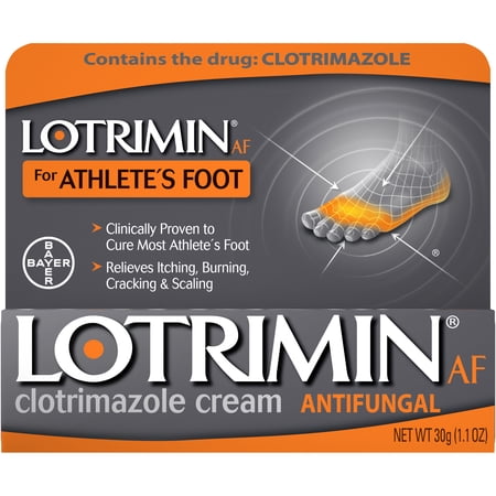 2 Pack - Lotrimin AF Athlete's Foot Antifungal Cream - 1.1oz (30g) each