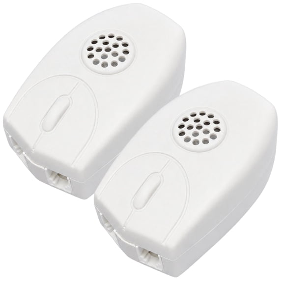 2 Pack Loud Sound Telephone Ringer, Phone Ringer Amplifier with Flash Light Alert and 3 Modes Volume Control, Signal Booster for Noisy Office Home Landline Phones