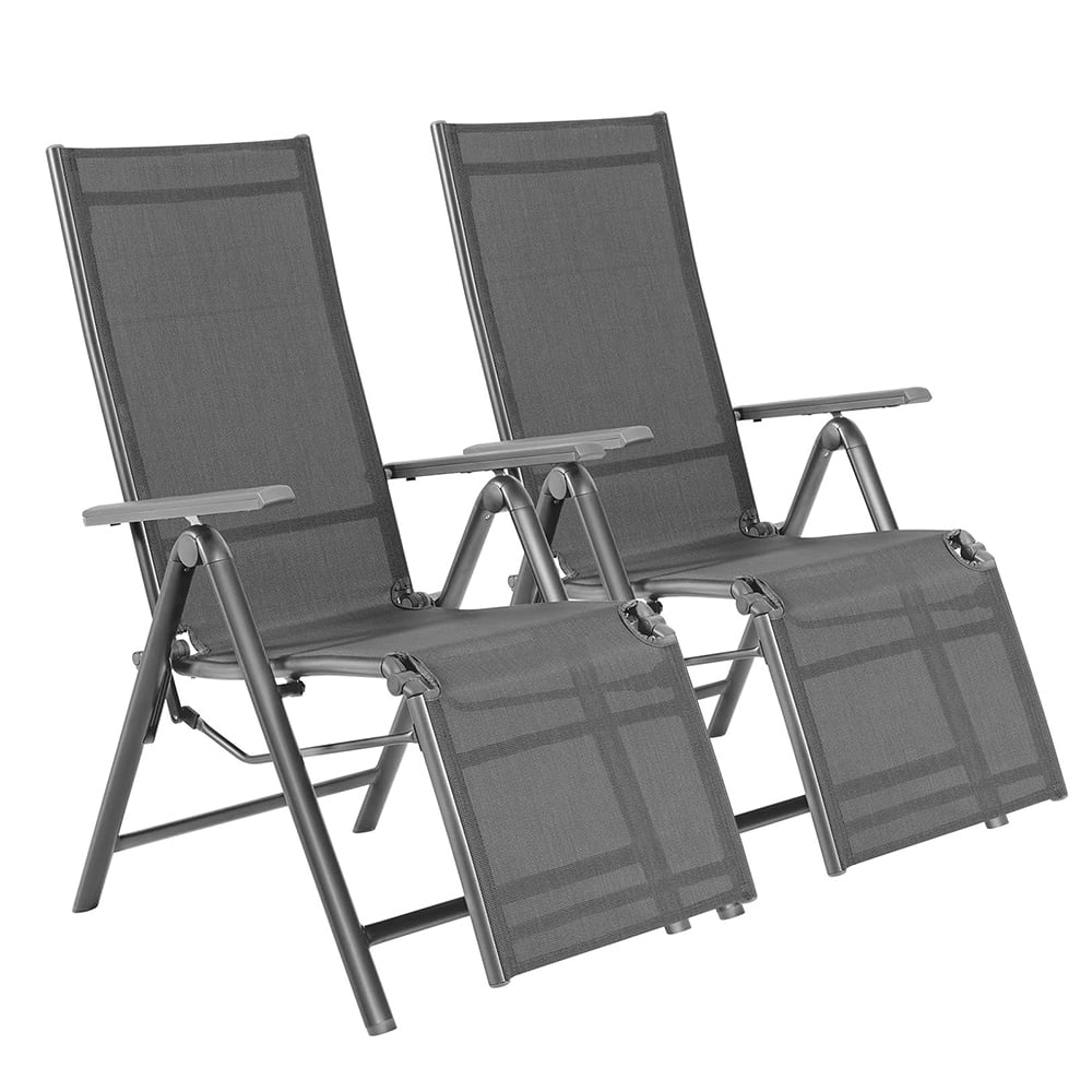 Pack Lounge Chairs Folding Zero Gravity Chair With Levels