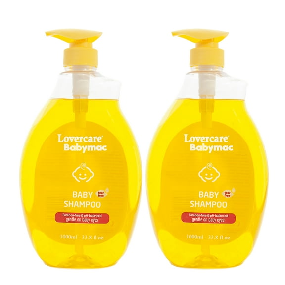 2-Pack LoverCare Babymac Baby Shampoo-33.8 fl oz (1000ml)