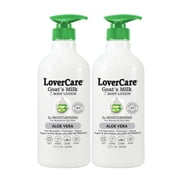2-Pack LoverCare Goats Milk Body Lotion 27 fl oz 800ml - Aloe Vera