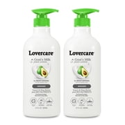 2-Pack LoverCare Goats Milk Body Lotion 27 fl oz 800ml - Avocado