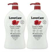 2-Pack LoverCare Goats Milk Rose Hip Seed Oil Body Wash 40.7 fl oz 1200ml