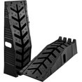 thumbnail image 1 of 2 Pack Low Profile Car Service Ramps 17000 lbs GVW 8.6 In Lift 17 Incline Heavy Duty Plastic Auto Ramps for Oil Change and Maintenance, 1 of 7