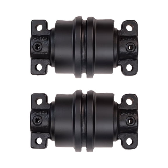 2 Pack Lower Roller Track Bottom Roller for Komatsu PC60-6, PC60L-6, PC70-6 Excavator Casting and Forging Replaces OEM 201-30-00062, 201-30-000291, and 201-30-00313