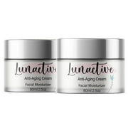 2 Pack Lunactive - Anti-Aging Face Cream and Ageless Moisturizer - Ingredients for All Skin Types