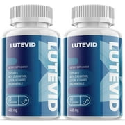 2 Pack Lutevid - Revolutionary Advanced Vision Matrix Formula - Supports Healthy Vision - Dietary Supplement for Eyes Sight - 120 Capsules