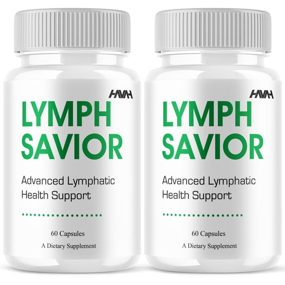 (2 Pack) Lymph Savior Lymphatic Health Support, LymphSavior Advanced (120 Capsules)