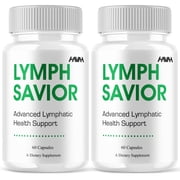 2 Pack Lymph Savior Lymphatic Health Support, LymphSavior Advanced 120 Capsules