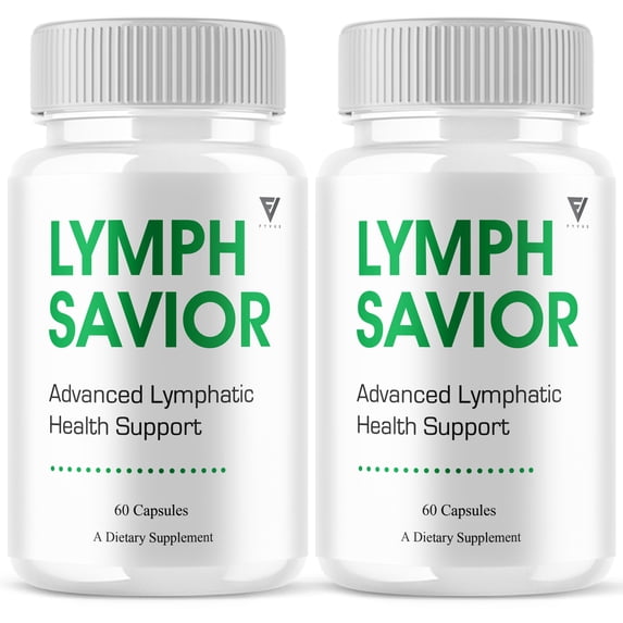 (2 Pack) Lymph Savior Lymphatic Health Support, LymphSavior Supplement (120 Capsules)