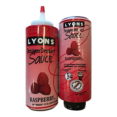 2Pack Lyons Raspberry Designer Dessert Sauce and Ice Cream Topping