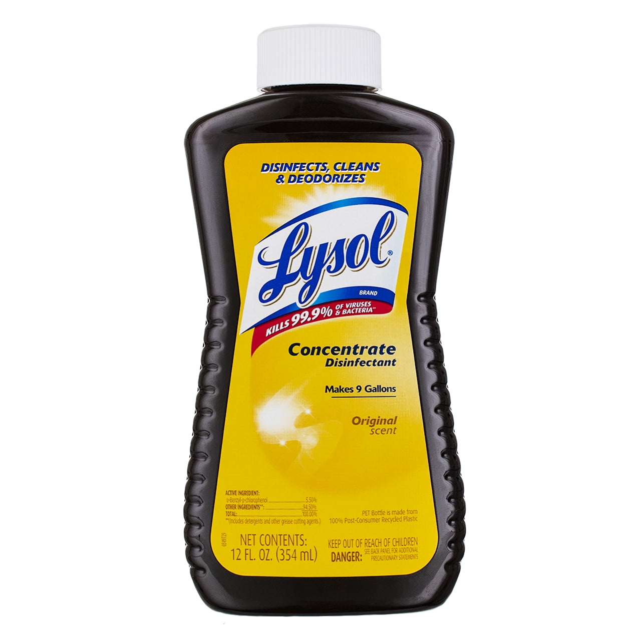 LYSOL Concentrate Disinfectant, Original Scent 12 oz (Pack of 2)