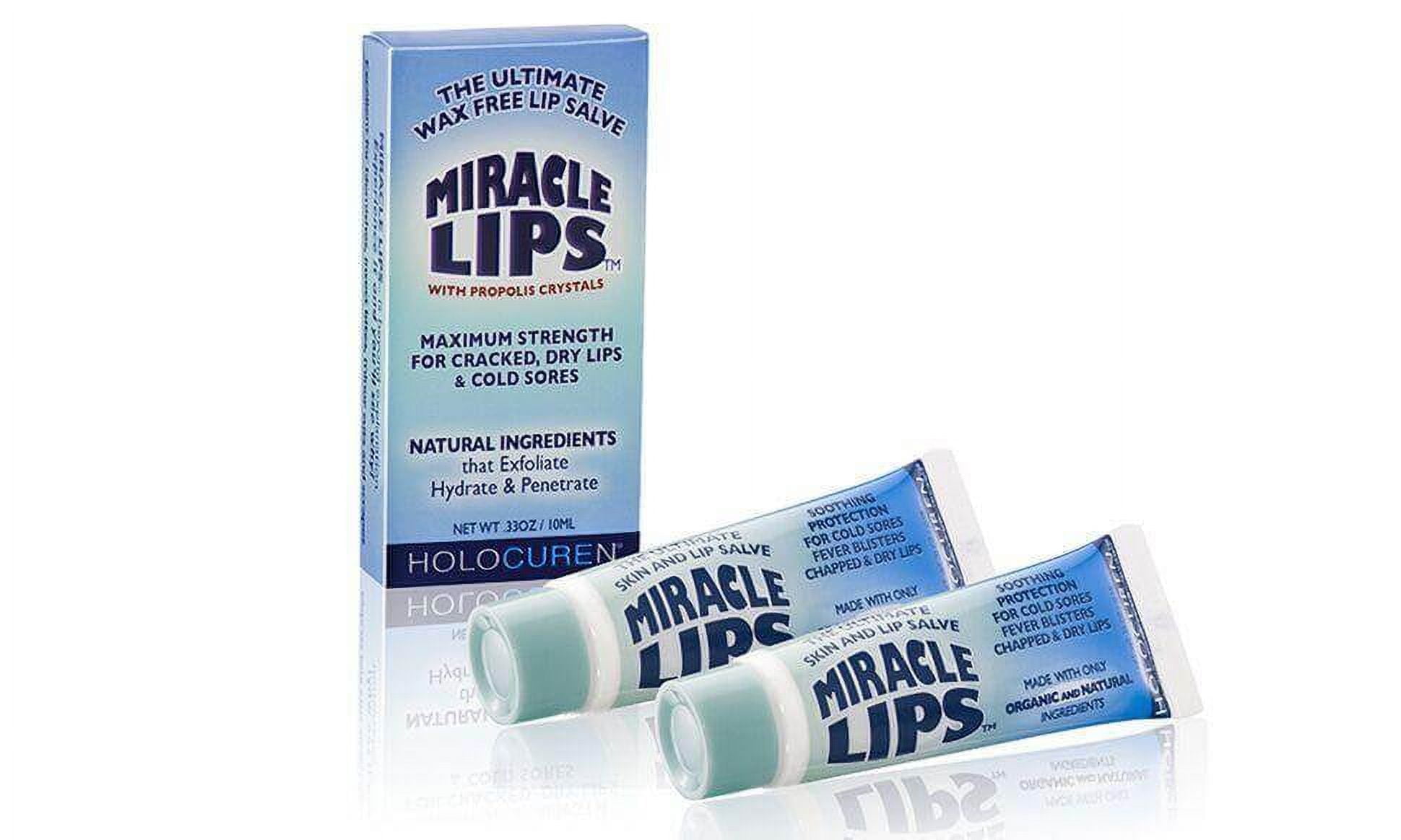 2-Pack MIRACLE LIPS SALVE Corrective Lip Action