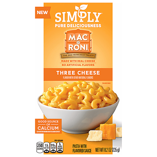 ( 2 Pack ) Mac-A-Roni Pasta, With Flavored Sauce, Three Cheese 8.2 Oz ...