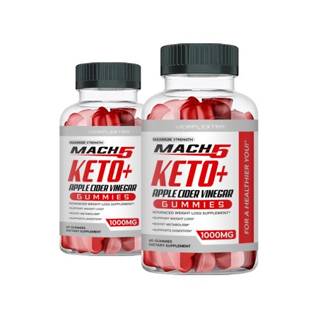(2 Pack) Mach5 Keto Gummies - Mach5 Keto Weight Loss Gummies