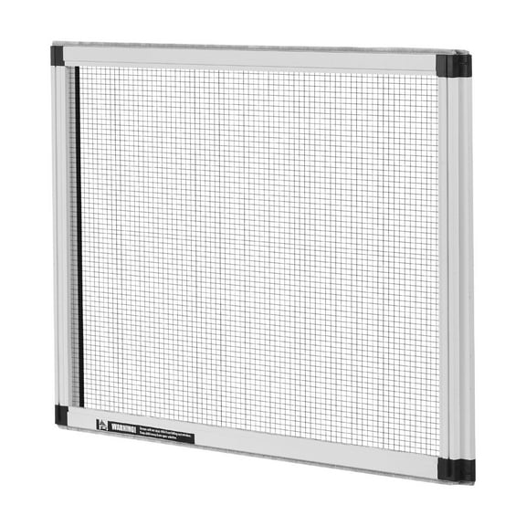 2-Pack Magic Mesh Adjustable Window Screen, Easy Install Expandable Screen with Aluminum Frame, Keep Bugs Out