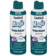 Faultless Starch Ami Magic Wrinkle Remover - Odor Eliminating - 2 Pack, 10-Ounce, Blue
