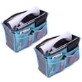 thumbnail image 1 of 2 Pack Magik Travel Insert Handbag Purse Large Liner Organizer Tidy Bags (Sky Blue), 1 of 6