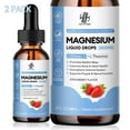 thumbnail image 1 of (2 Pack)Magnesium Glycinate Liquid Drop,SupoortSleep,Muscles, Energy, 2 fl oz, 1 of 9