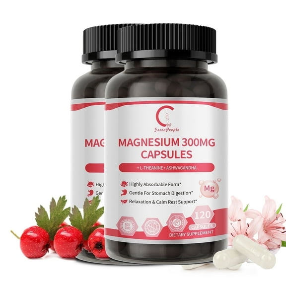 (2 Pack)Magnesium Bone & Muscle Health Dietary Supplement Tablets, 300 mg, 240 Count