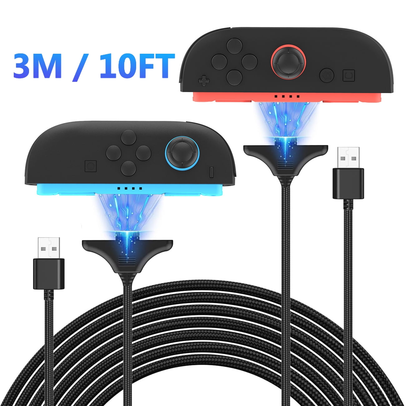 Pack Magnetic Charger Cable for Nintendo Switch JoyCon