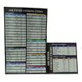 2-Pack Magnetic Cheat Sheet Set for Air Fryer, Waterproof Quick ...