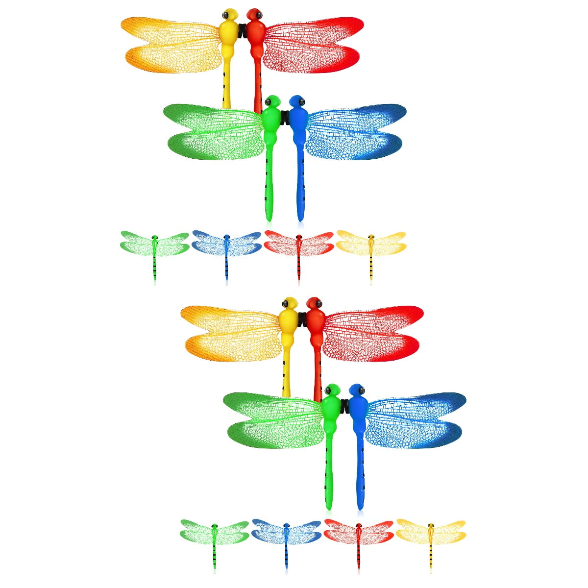 2 Pack Magnetic Class Dragonfly Fridge Magnets Colorful Magnets Child ...