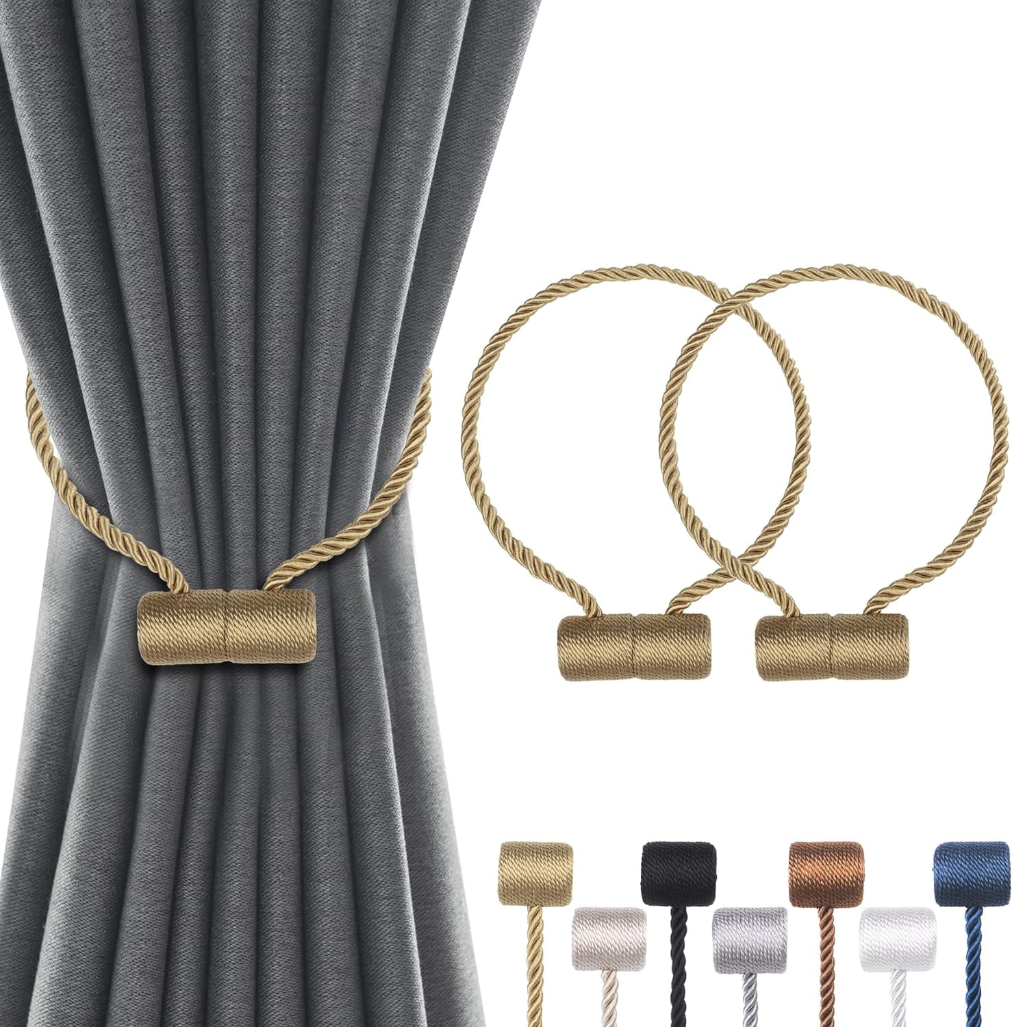 2 Pack Curtain Tiebacks Curtain Holdbacks Curtain Ties Outdoor