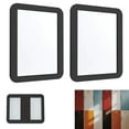 thumbnail image 1 of 2 Pack Magnetic Glass Mirror Locker Vanity Bathroom School Travel 5 1/4"x6 7/8", 1 of 4